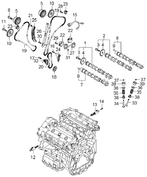 Camshaft Assembly-Exhaust, LH