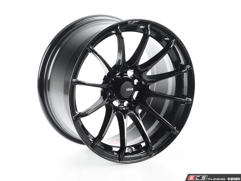 Dial In 15x8 +25 4x100 Gloss Black Flow Formed Wheel