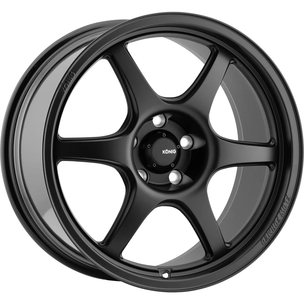 Hexaform 6-Spoke Matte Black Aluminum Wheel