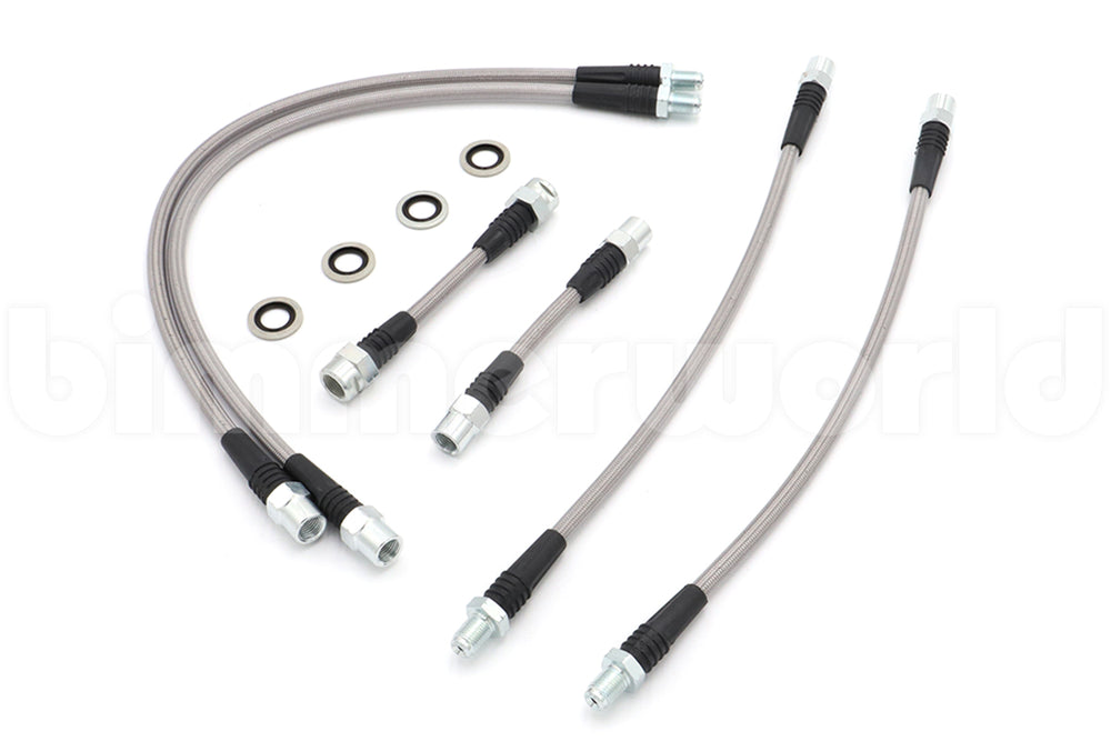 Front and Rear Brake Line Kit with ABS/DSC Lines
