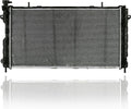 Aluminum/Plastic Radiator with Trans Oil Cooler Fittings