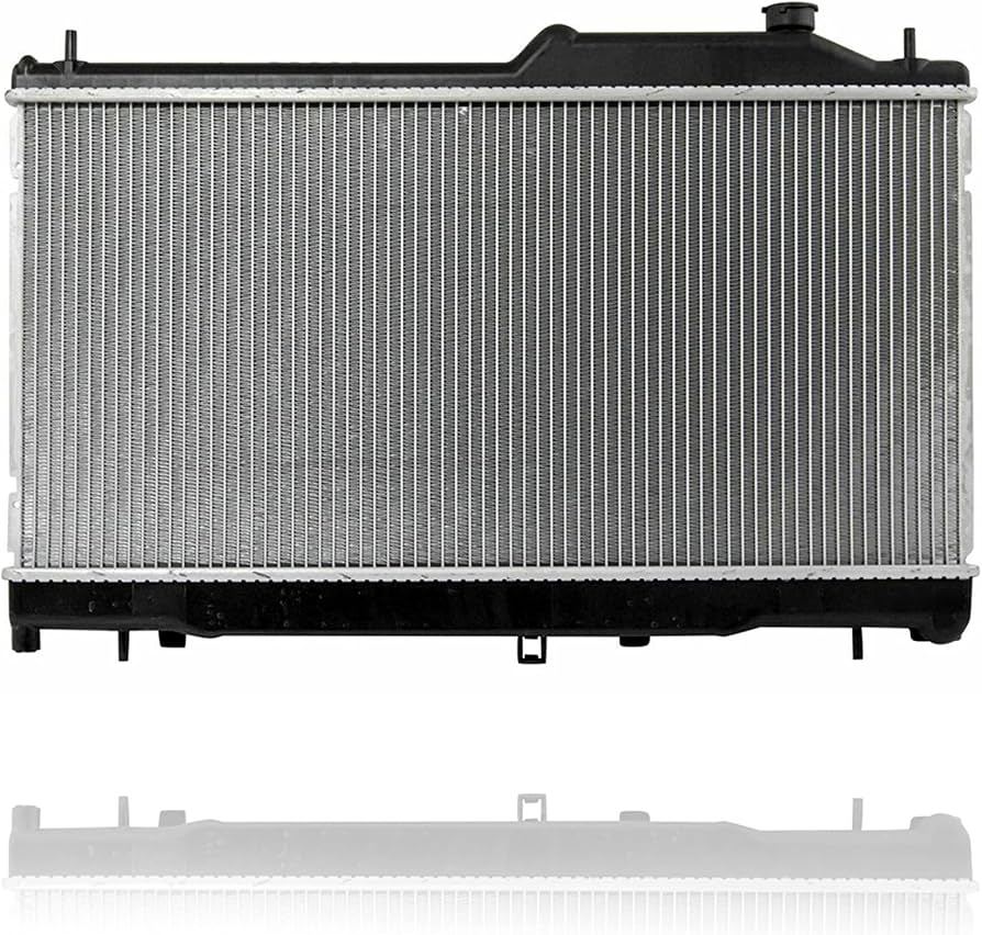 Aluminum/Plastic Radiator with Trans Oil Cooler Fittings