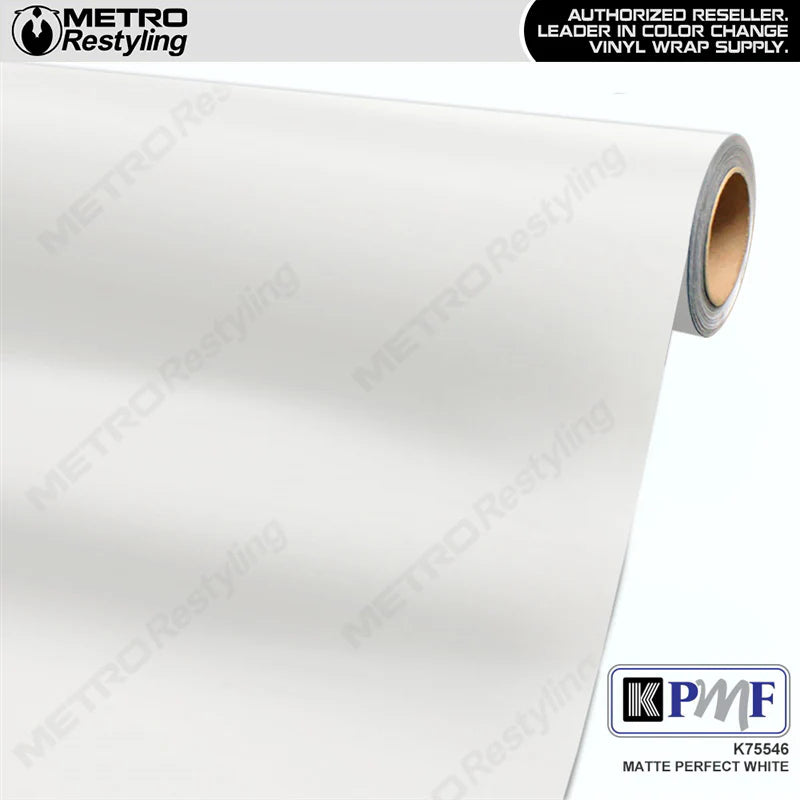Air Release Vehicle Wrap Film, Matte Perfect White