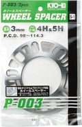 Wheel Spacer Set 3mm 135mm OD 73mm ID 4/5-Hole .3mm PCD