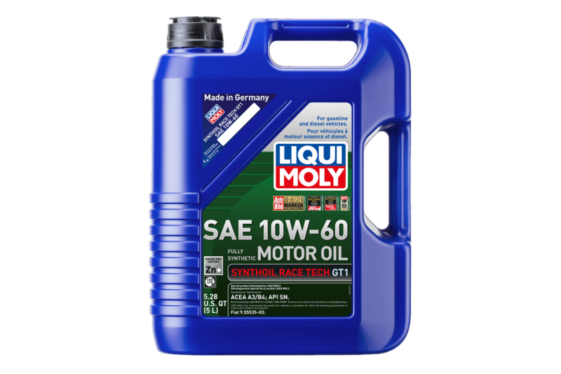 Synthoil Race Tech GT1 10W-60 Motor Oil
