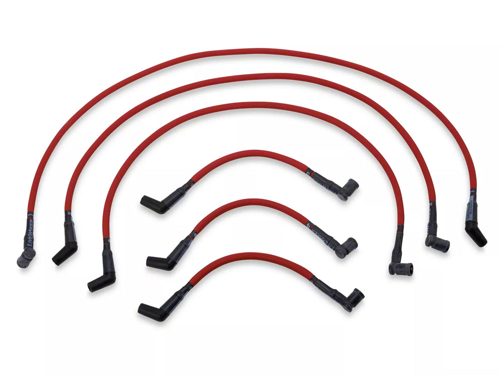 8mm Red Spark Plug Wire Set