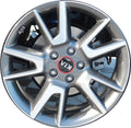 18x7.5 10-Spoke Charcoal Machined Aluminum Wheel