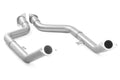 SUS304 Steel Dual Downpipes