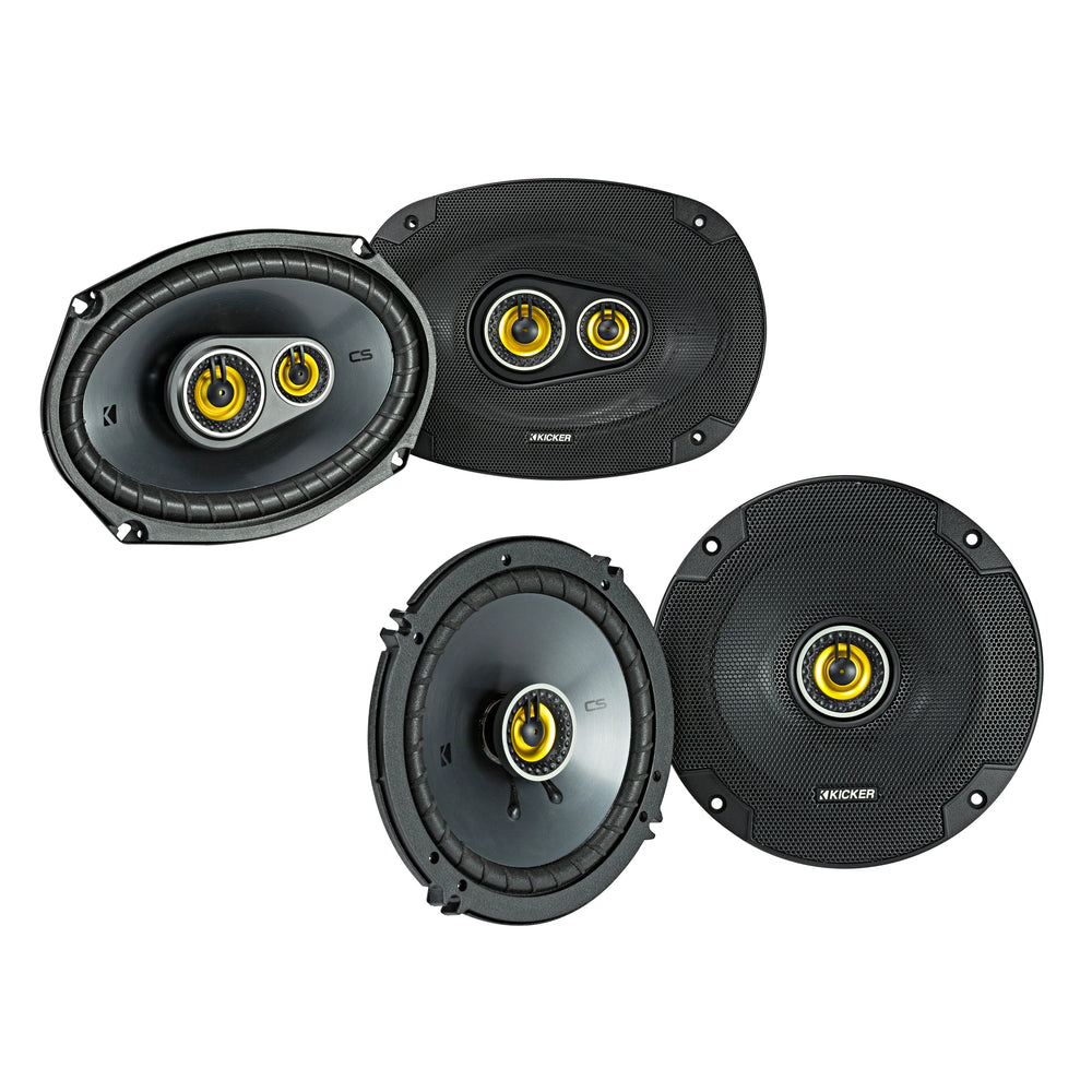 CSC6934+CSC654 6.5-Inch 2-Way and 6x9-Inch 3-Way Speaker Bundle