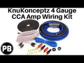KCA Complete 4 Gauge Amplifier Installation Wiring Kit