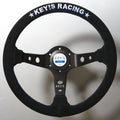 330mm Deep Dish Leather Steering Wheel