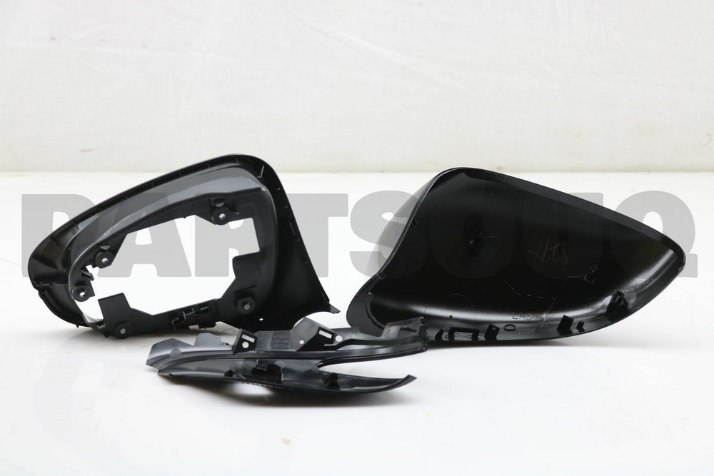Outer Mirror Cover, Passenger Side Black RH