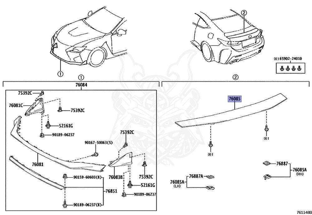 Rear Spoiler Sub-Assembly