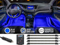 4pc Blue LED Interior Light Kit