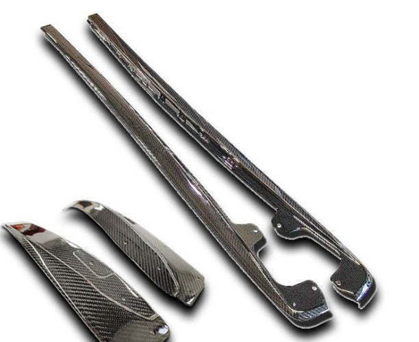 Carbon ZR1 Side Skirts w/ Gurney Flaps