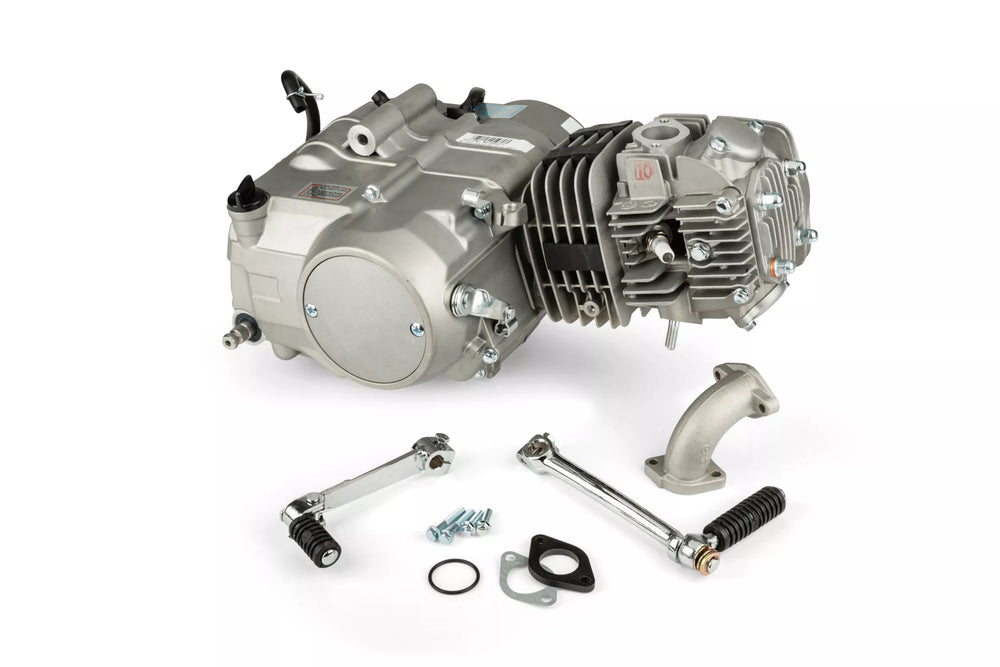 124cc 4-Stroke Engine with 4-Speed Transmission