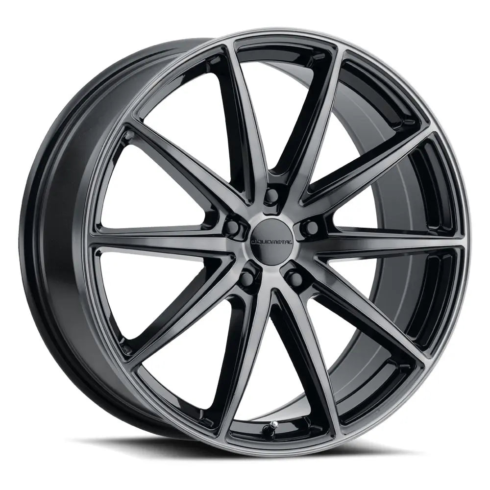 18x8 5x114.3 Gloss Black Machined