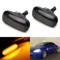 Smoked Lens Front LED Amber Side Marker Lights