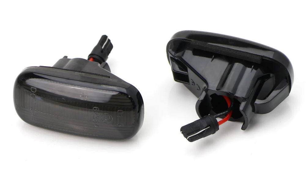 Smoked Lens Front LED Amber Side Marker Lights