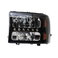 LED Headlight Set, Black Housing