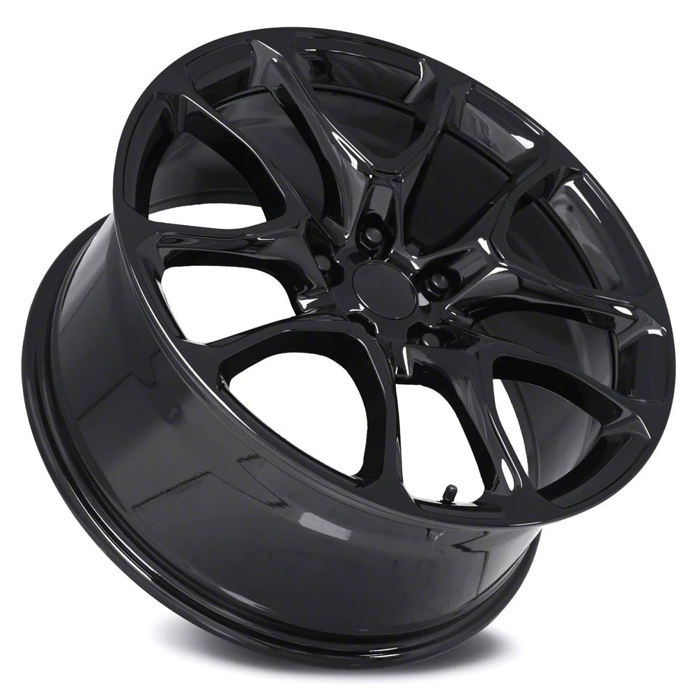FR551F 20x10 50mm Offset 5x5 Bolt Pattern Gloss Black Wheel