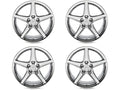 4-Piece Staggered Saleen Style 18x9/10 Gloss Black Wheel Kit