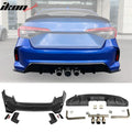 Type R Style Rear Bumper Cover Set