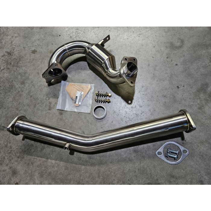 Juke FWD Midpipe and Downpipe