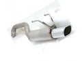Exhaust System with Chrome Tip