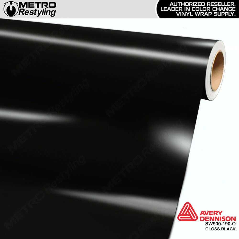 SW900 Gloss Black Vehicle Wrap Film
