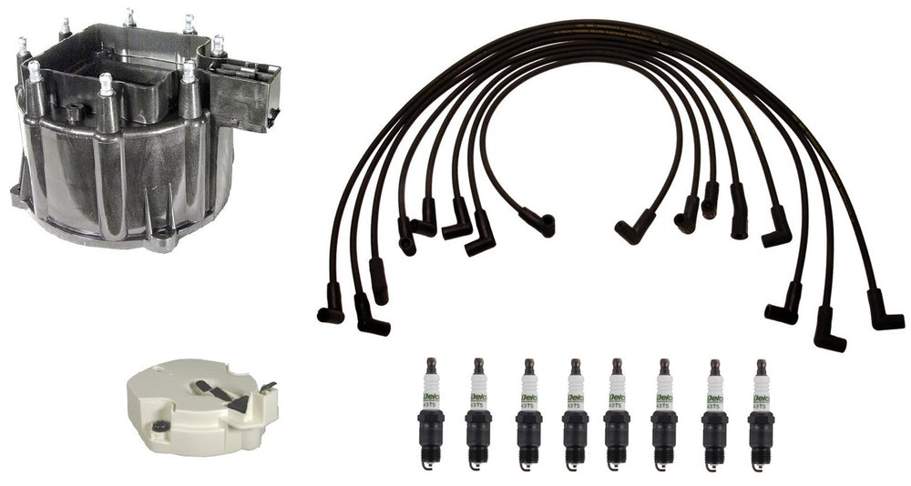 Spark Plug Wire, Distributor Cap, Rotor, and Spark Plug Kit