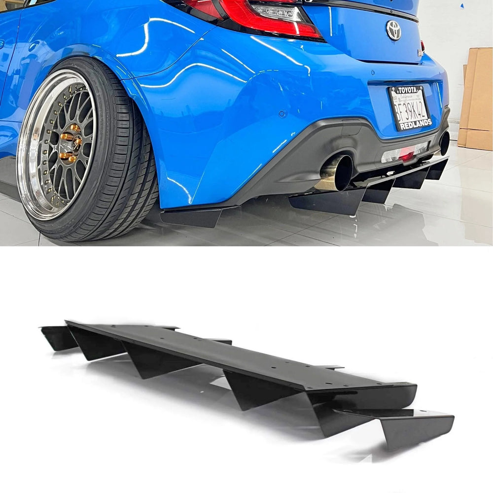 Rear Diffuser Gloss Black Aluminum