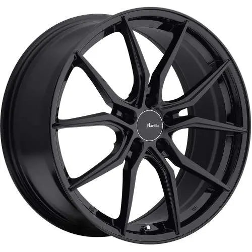 5-Spoke 19x8.5 +45mm 5x108/5x4.25 Gloss Black Wheel