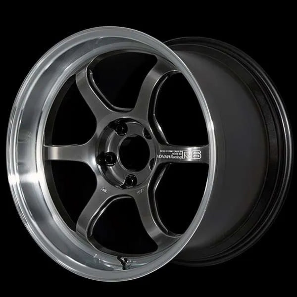R6 18x10 +35 5x114.3 Racing Hyperblack Wheel