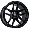 CS8 19x9.5 +15mm 5 Spoke Gloss Black Alloy Wheel