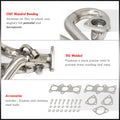 3-Piece 6-2-1 Stainless Steel Exhaust Header Manifold Kit