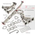 3-Piece 6-2-1 Stainless Steel Exhaust Header Manifold Kit