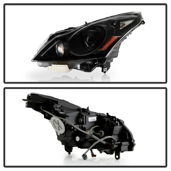 HID Projector Headlights, Black Clear Lens