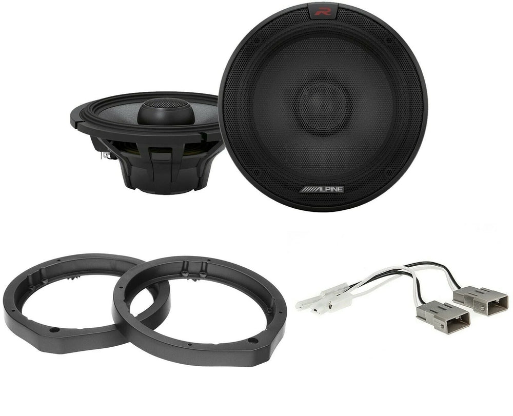 R2-S65.2 6-1/2" 2-Way Car Speaker Package