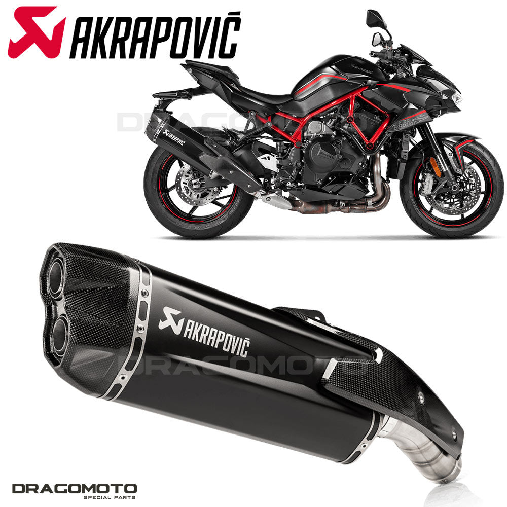 Slip-On Exhaust System w/ Black Muffler