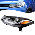 Composite Projector Headlight Assembly with LED DRL