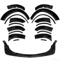 Polypropylene Front Bumper with Chin Splitter and Fender Flares