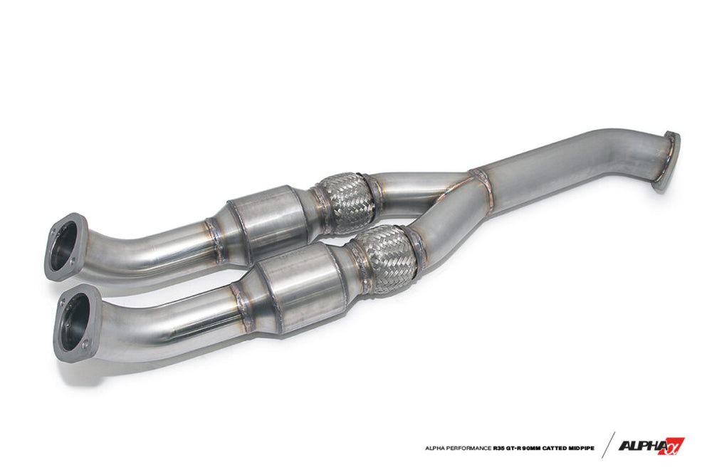 R35 GT-R 90mm Catted Midpipe