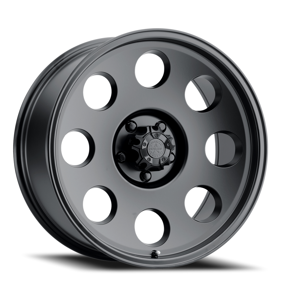 Dune 17-Inch 0mm Offset Satin Black Wheel