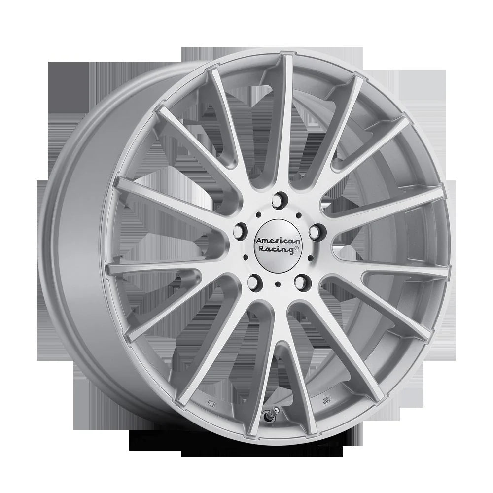 AR904 16x7 Silver Machined Wheel