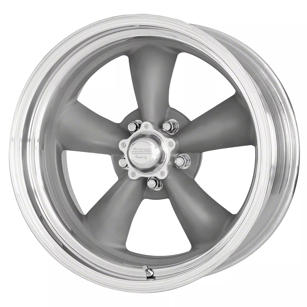 VN215 Classic Torq Thrust II 15x7 -6mm Mag Gray Machined Lip