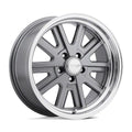 427 Mono Cast 17x7 0mm Offset Mag Gray Machined Wheel