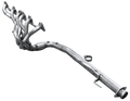1-5/8" x 3" Long Tube Headers 304SS Non-Catted