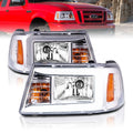 Headlight Set with C-Shaped Light Bar