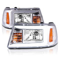 Headlight Set with C-Shaped Light Bar